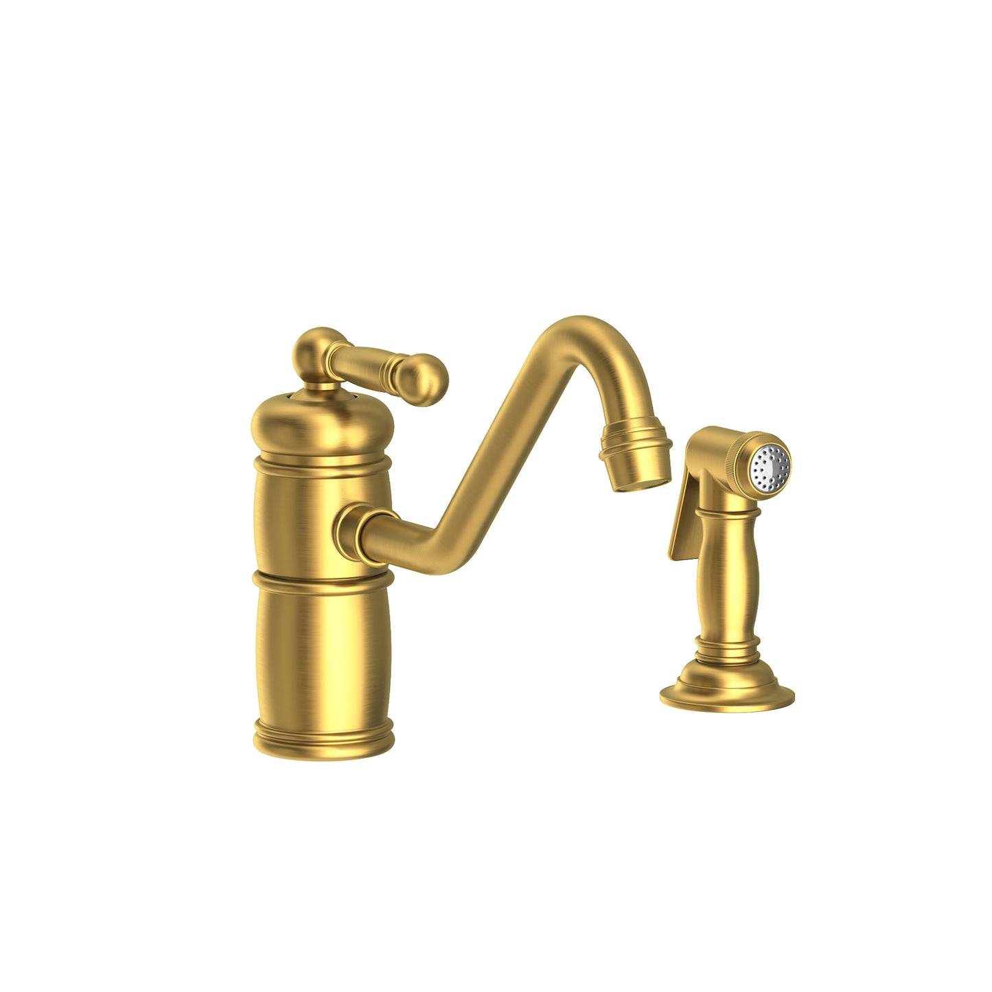 Newport Brass 941 Nadya Single Handle Kitchen Faucet With Side Spray