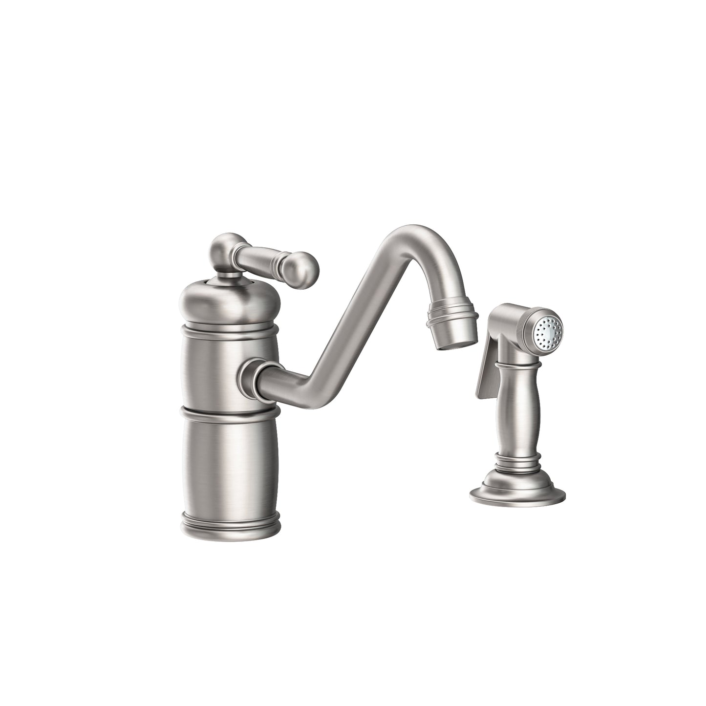 Newport Brass 941 Nadya Single Handle Kitchen Faucet With Side Spray