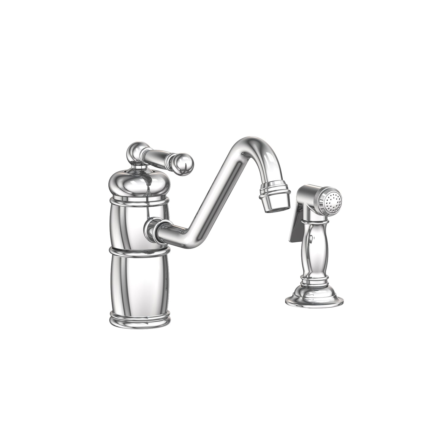 Newport Brass 941 Nadya Single Handle Kitchen Faucet With Side Spray