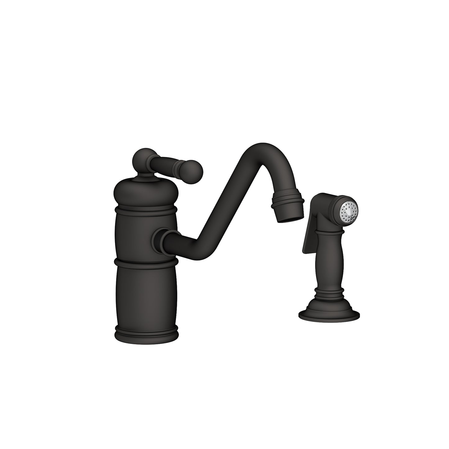 Newport Brass 941 Nadya Single Handle Kitchen Faucet With Side Spray