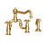 Newport Brass 9452-1 Chesterfield Kitchen Bridge Faucet With Side Spray