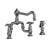 Newport Brass 9452-1 Chesterfield Kitchen Bridge Faucet With Side Spray