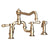Newport Brass 9453-1 Chesterfield Kitchen Bridge Faucet with Side Spray