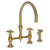 Newport Brass 9456 Fairfield Kitchen Bridge Faucet with Side Spray