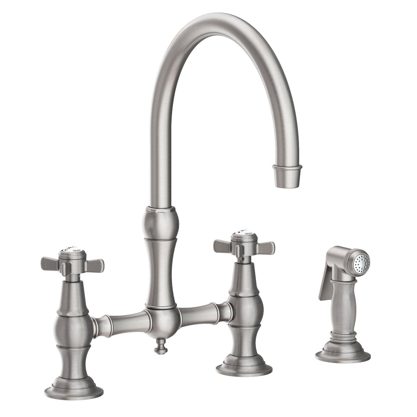 Newport Brass 9456 Fairfield Kitchen Bridge Faucet with Side Spray