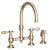 Newport Brass 9458 Chesterfield Kitchen Bridge Faucet With Side Spray