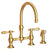 Newport Brass 9458 Chesterfield Kitchen Bridge Faucet With Side Spray