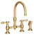 Newport Brass 9458 Chesterfield Kitchen Bridge Faucet With Side Spray