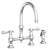 Newport Brass 9458 Chesterfield Kitchen Bridge Faucet With Side Spray