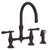 Newport Brass 9458 Chesterfield Kitchen Bridge Faucet With Side Spray