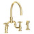 Newport Brass 9460 Chesterfield Kitchen Bridge Faucet With Side Spray