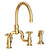 Newport Brass 9460 Chesterfield Kitchen Bridge Faucet With Side Spray