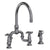 Newport Brass 9460 Chesterfield Kitchen Bridge Faucet With Side Spray