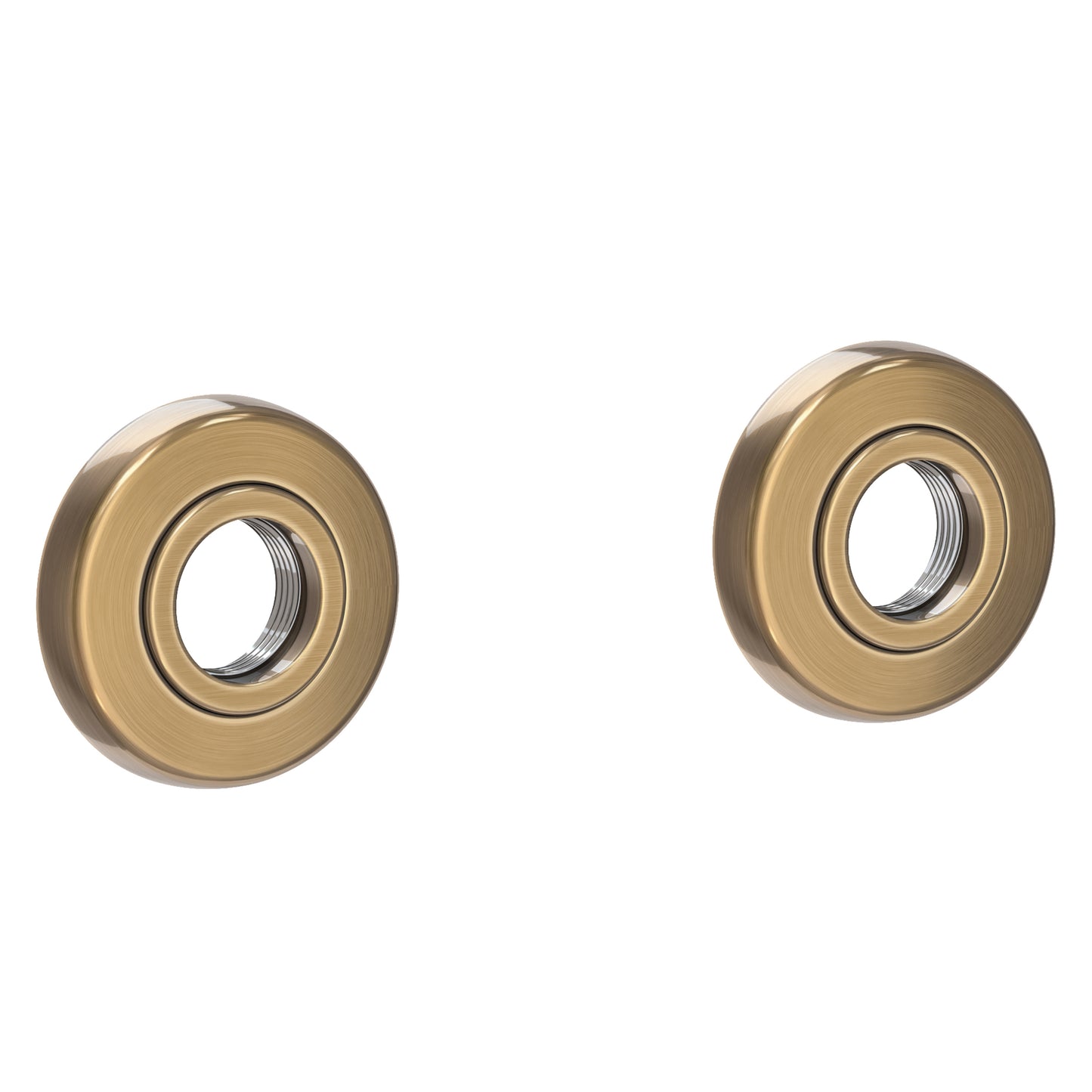 Newport Brass 990-2400 East Linear Grab Bar Decorative Rings & Mounting Kit