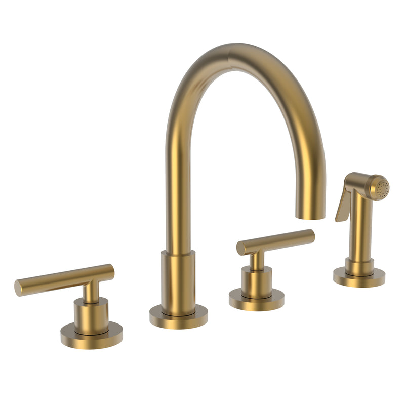Newport Brass 9911L East Linear Kitchen Faucet with Side Spray