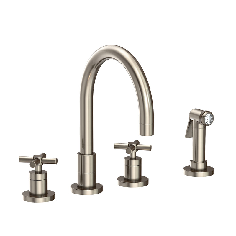 Newport Brass 9911 East Linear Kitchen Faucet with Side Spray