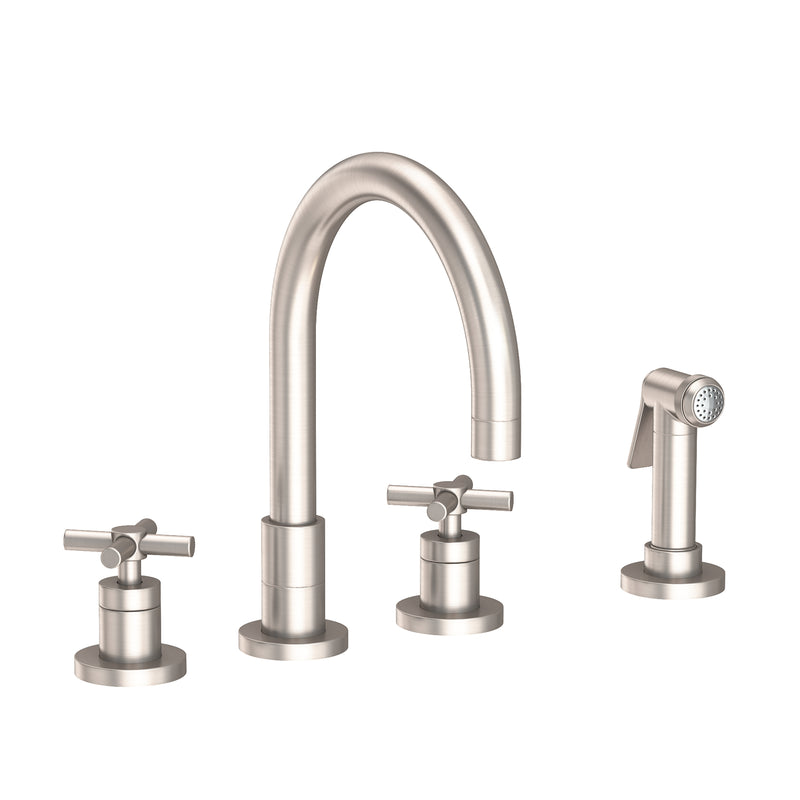 Newport Brass 9911 East Linear Kitchen Faucet with Side Spray