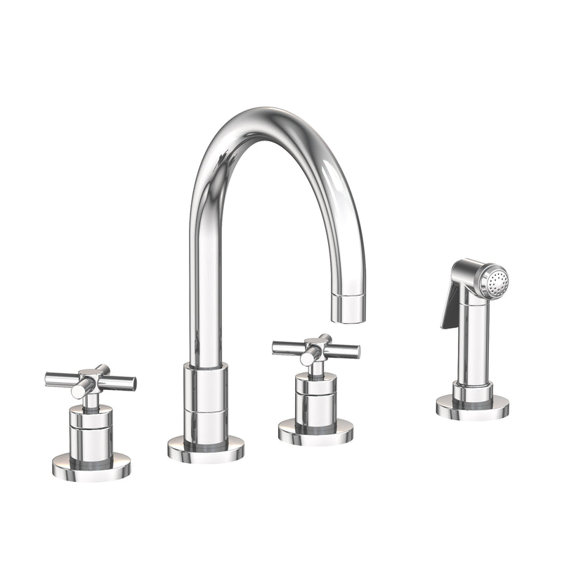 Newport Brass 9911 East Linear Kitchen Faucet with Side Spray