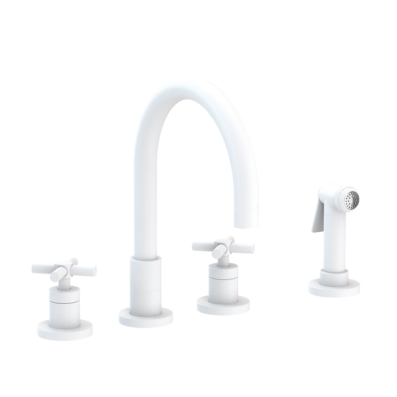 Newport Brass 9911 East Linear Kitchen Faucet with Side Spray