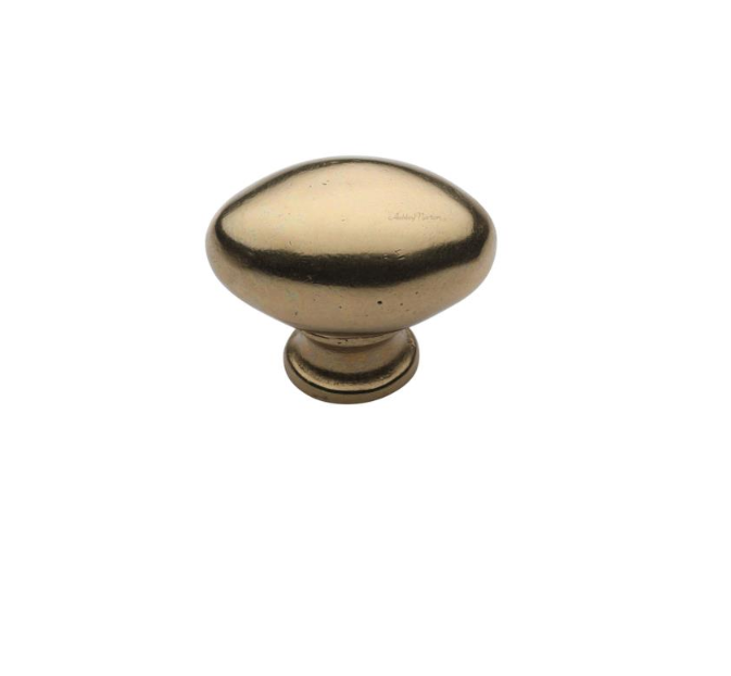 Ashley Norton NB.118 11/4 1 1/4" Oval Cabinet Knob - Natural Bronze