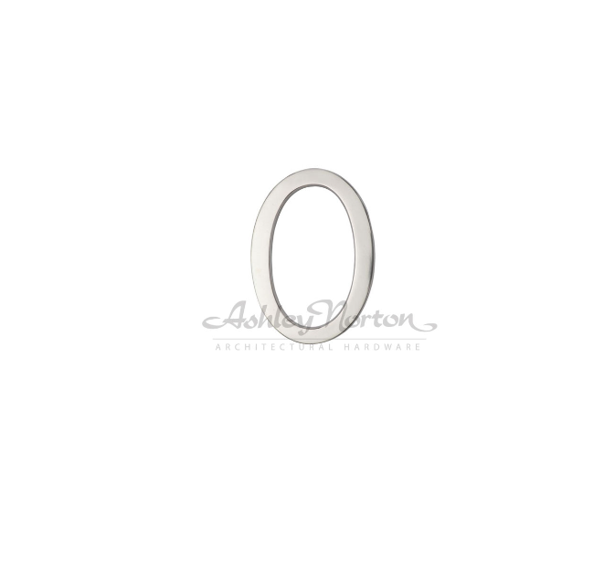 Ashley Norton NB.156 0 6" Numeral 0 - Natural Bronze