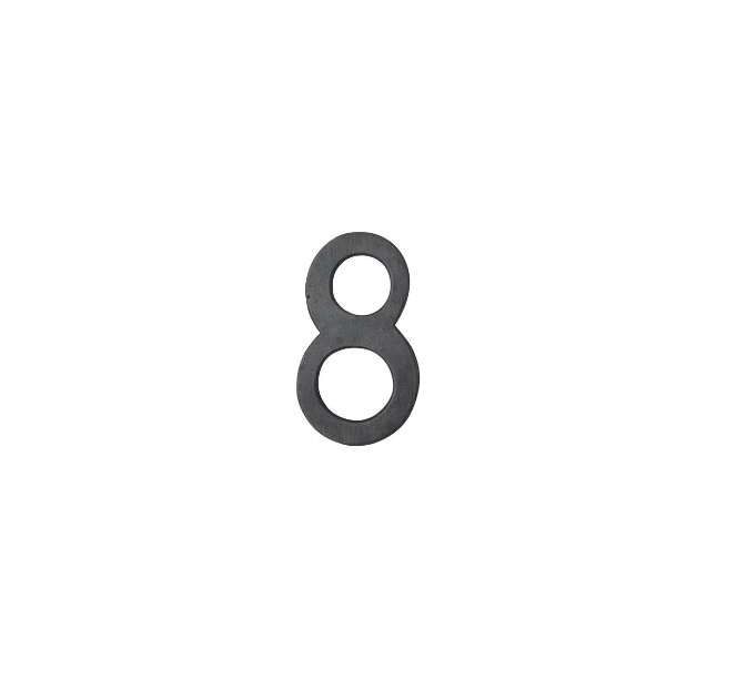 Ashley Norton NB.155 8 4" Numeral 8 - Natural Bronze