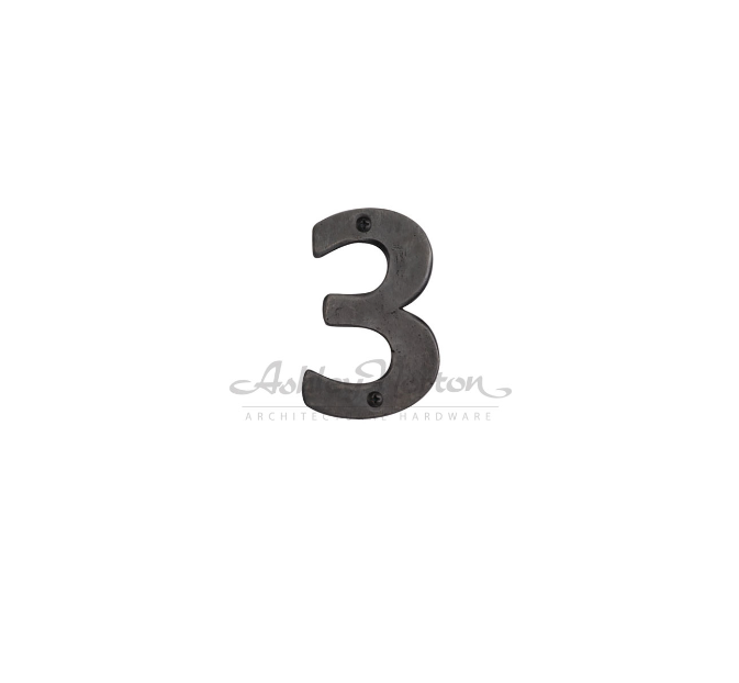 Ashley Norton NB.165 3 4" Numeral - 3 - Natural Bronze
