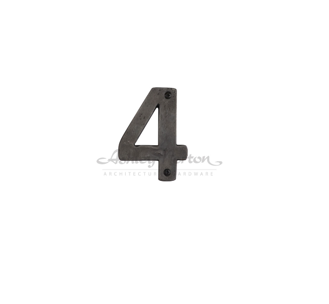 Ashley Norton NB.165 4 4" Numeral - 4 - Natural Bronze
