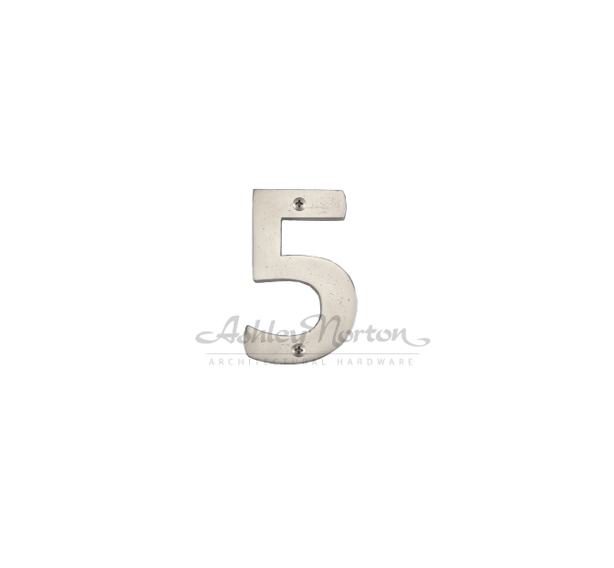 Ashley Norton NB.166 5 6" Numeral - 5 - Natural Bronze