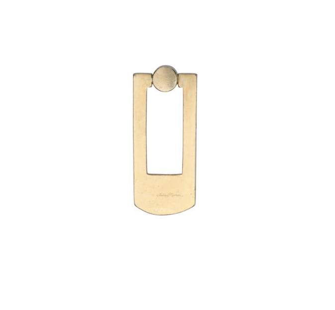 Ashley Norton NB.6265 Curved Drop Pull - Natural Bronze