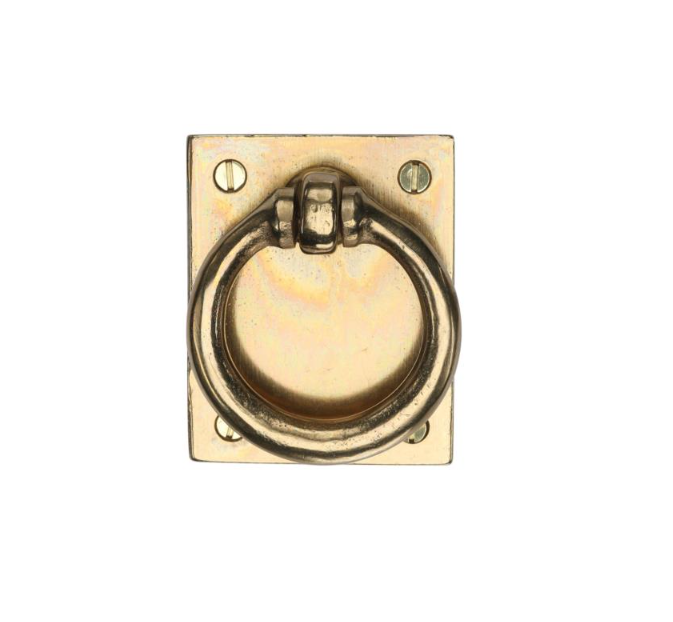 Ashley Norton NB.6367 Drop Pull on Plate - Natural Bronze