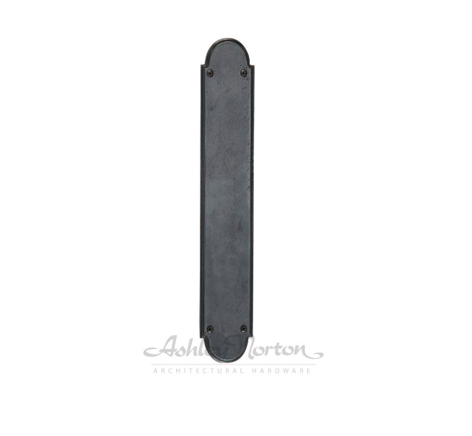 Ashley Norton NB.SP.E.13 Arched Push Plate 13" X 3" - Natural Bronze