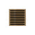 Infinity Drain ND 4-2I 4” x 4” ND 4 - Strainer - Lines Pattern & 2" Throat w/Cast Iron Drain Body 2” Outlet