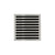 Infinity Drain ND 4-2I 4” x 4” ND 4 - Strainer - Lines Pattern & 2" Throat w/Cast Iron Drain Body 2” Outlet