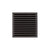 Infinity Drain ND 5-3A 5” x 5” ND 5 - Strainer - Lines Pattern & 4" Throat w/ABS Drain Body 3” Outlet