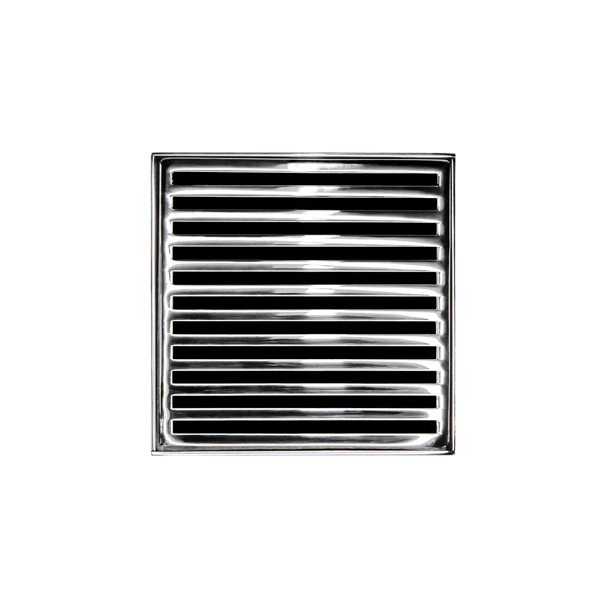 Infinity Drain ND 5-3A 5” x 5” ND 5 - Strainer - Lines Pattern & 4" Throat w/ABS Drain Body 3” Outlet