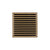 Infinity Drain ND 5-3A 5” x 5” ND 5 - Strainer - Lines Pattern & 4" Throat w/ABS Drain Body 3” Outlet