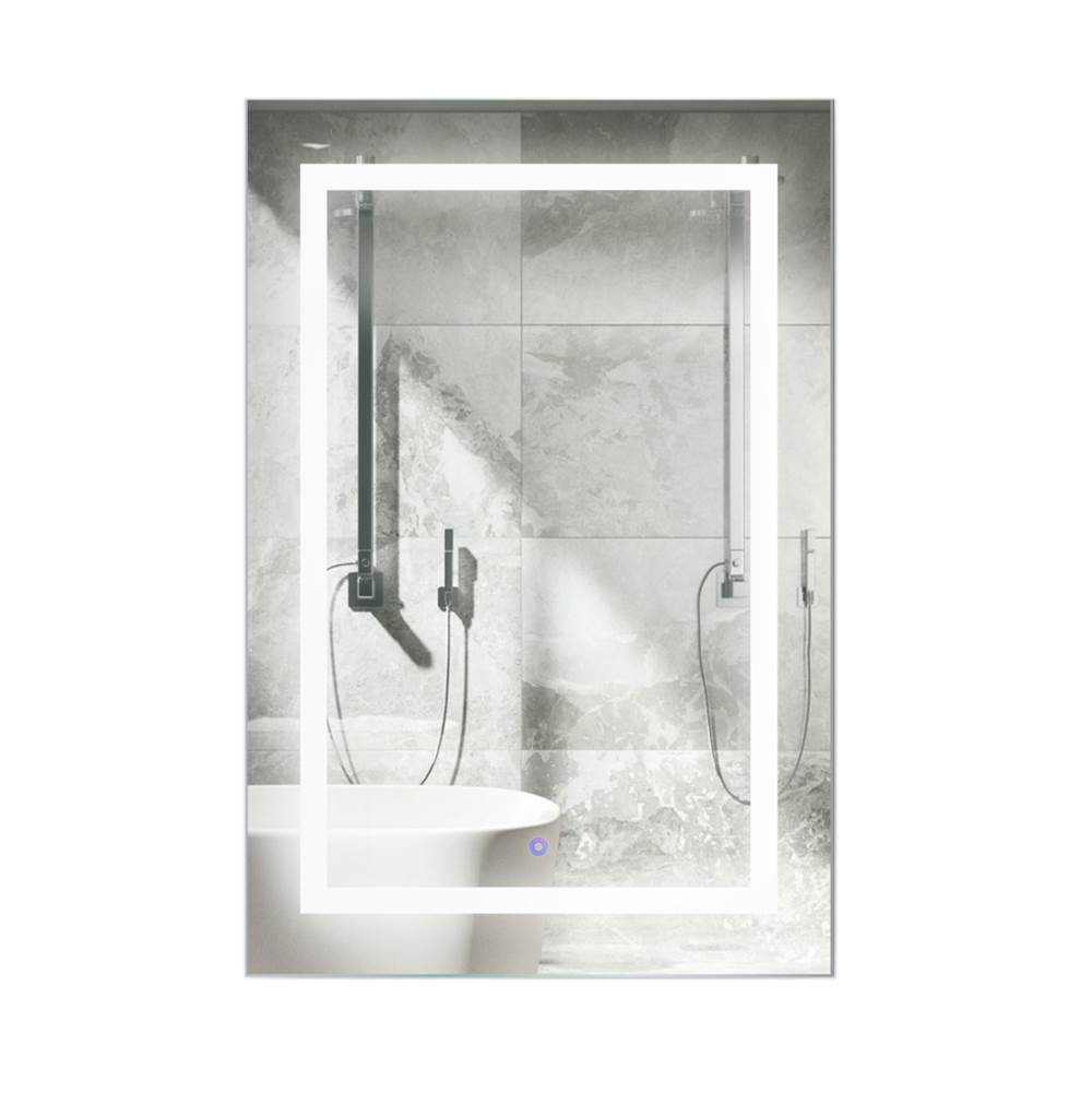 Krugg SVANGE2436R LED Medicine Cabinet 24X36 With Dimmer and Defogger