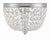 Crystorama NOL-312-CL-MWP Nola 2 Light Ceiling Mount