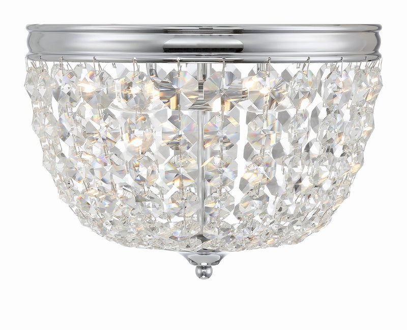 Crystorama NOL-312-CL-MWP Nola 2 Light Ceiling Mount