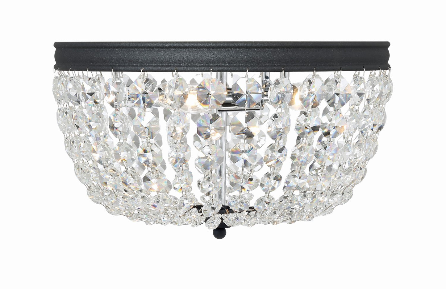 Crystorama NOL-314-CL-MWP Nola 3 Light Ceiling Mount - Parent
