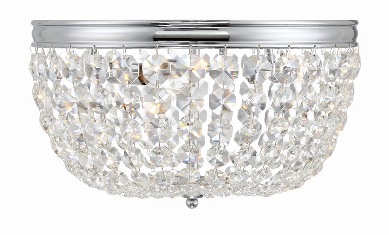 Crystorama NOL-314-CL-MWP Nola 3 Light Ceiling Mount