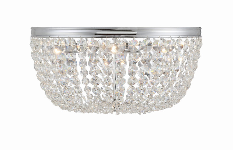 Crystorama NOL-320-CL-MWP Nola 5 Light Ceiling Mount