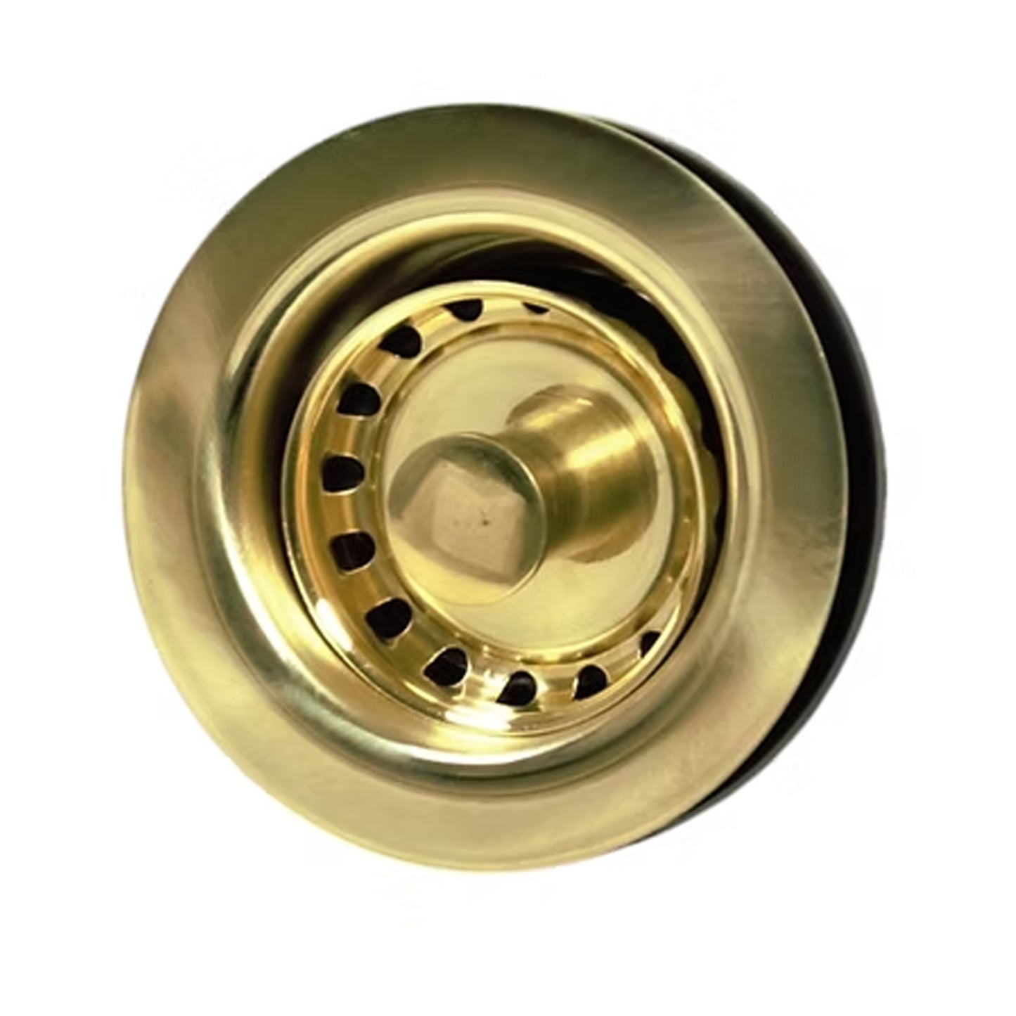 Nantucket Sinks NS-403ULB 2.75 inch Junior Duo Bar Sink Drain In Unlacquered Brass