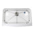 Nantucket Sinks NS-GSEZA32S Retrofit Glacierstone Single Bowl EZApron Kitchen Sink