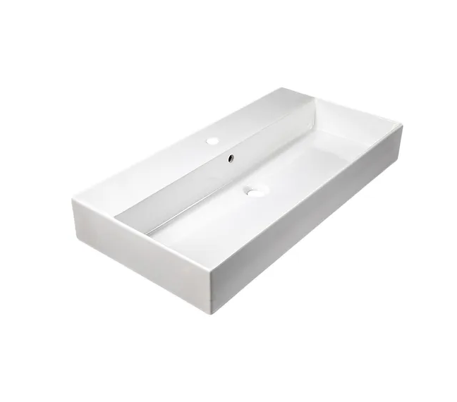 Nantucket Sinks NS-NPCS36W 36 inch fireclay wallmount/console mount bathroom sink