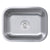 Nantucket Sinks NS09i-16 Small Rectangle Single Bowl Undermount Kitchen Sink, 16 Gauge