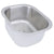 Nantucket Sinks NS1512 Rectangle Undermount Bar/Prep Sink, 18 Gauge