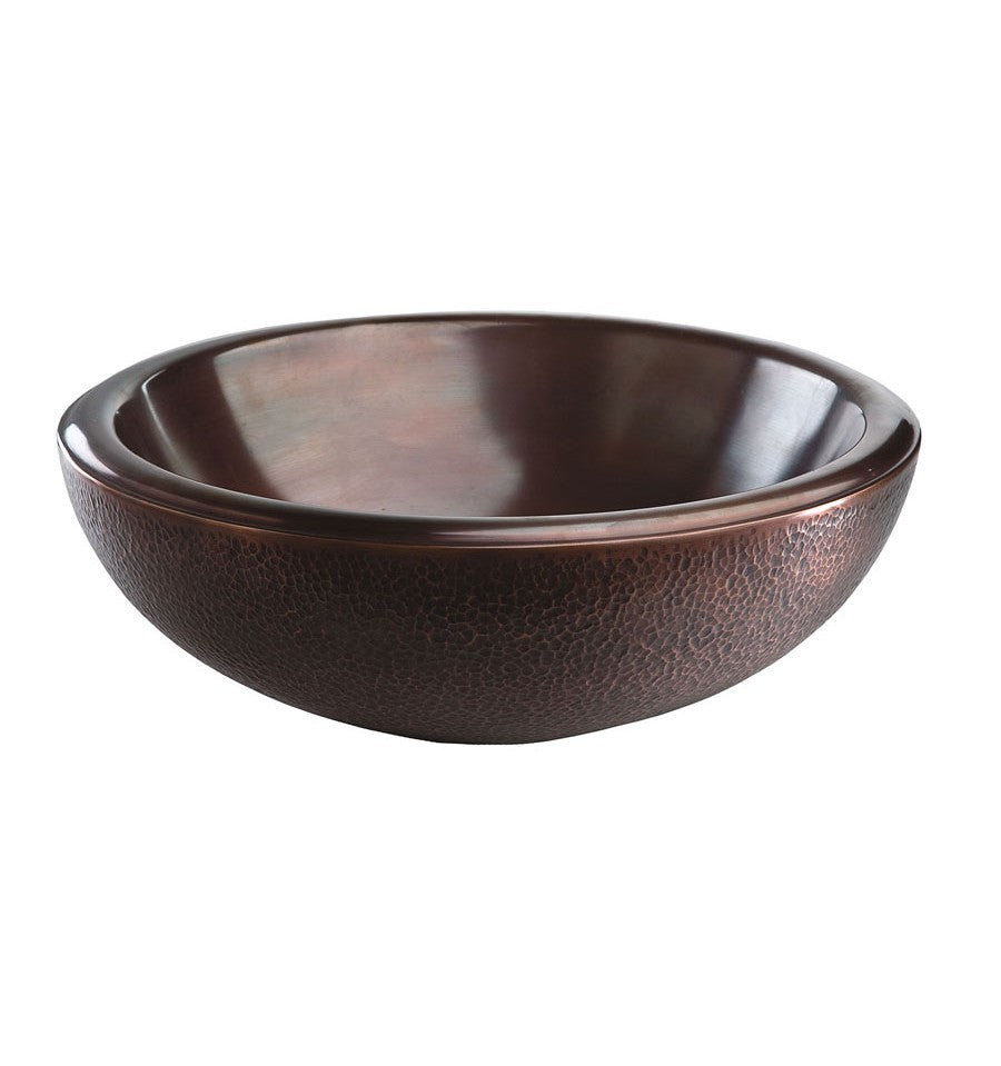 Thompson Traders NS25029-A Limited Editions Bath FLW Round Double Wall Handcrafted Copper  Antique Copper