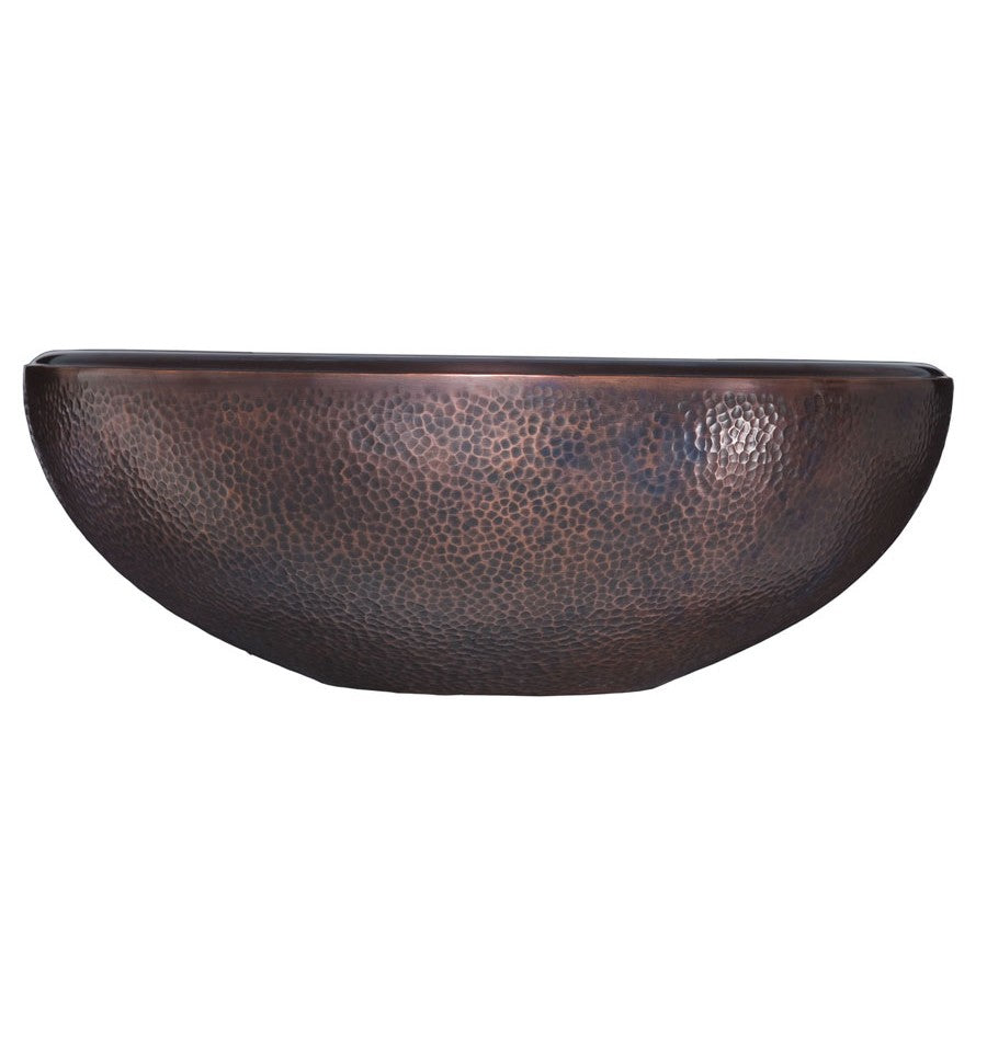 Thompson Traders NS25029-A Limited Editions Bath FLW Round Double Wall Handcrafted Copper  Antique Copper